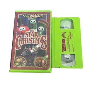 VeggieTales VHS Video Tape The Star of Christmas 2002 Clamshell Religious